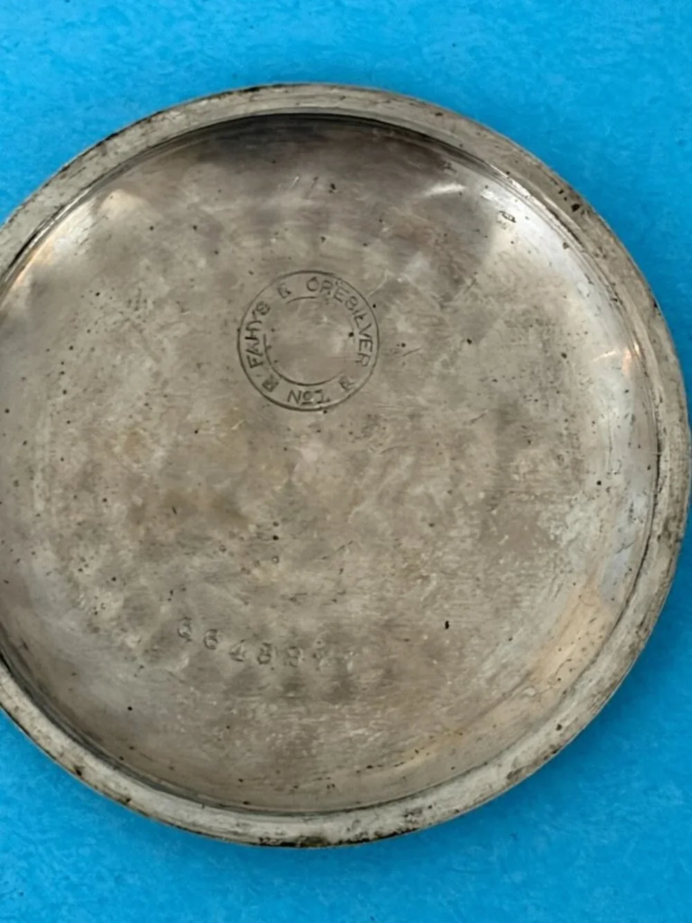 1925 Elgin Pocket Watch Model 7 480 16s 7j Fahy’s case 4 parts / repair